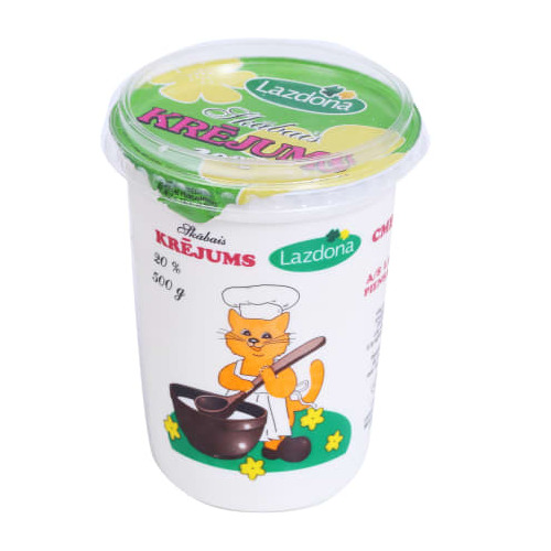 Skābais krējums 20% 500g, Lazdonas PS