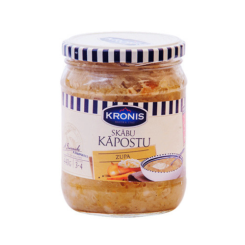 Skābu kāpostu zupa "KRONIS"  440 g