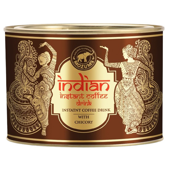 Šķīstošās kafijas dzēriens Indian Instant 90g, Možums