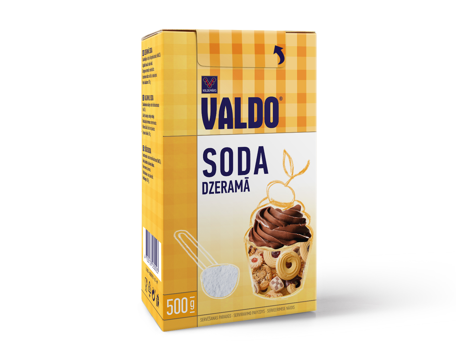 Soda dzeramā 500g, Valdo