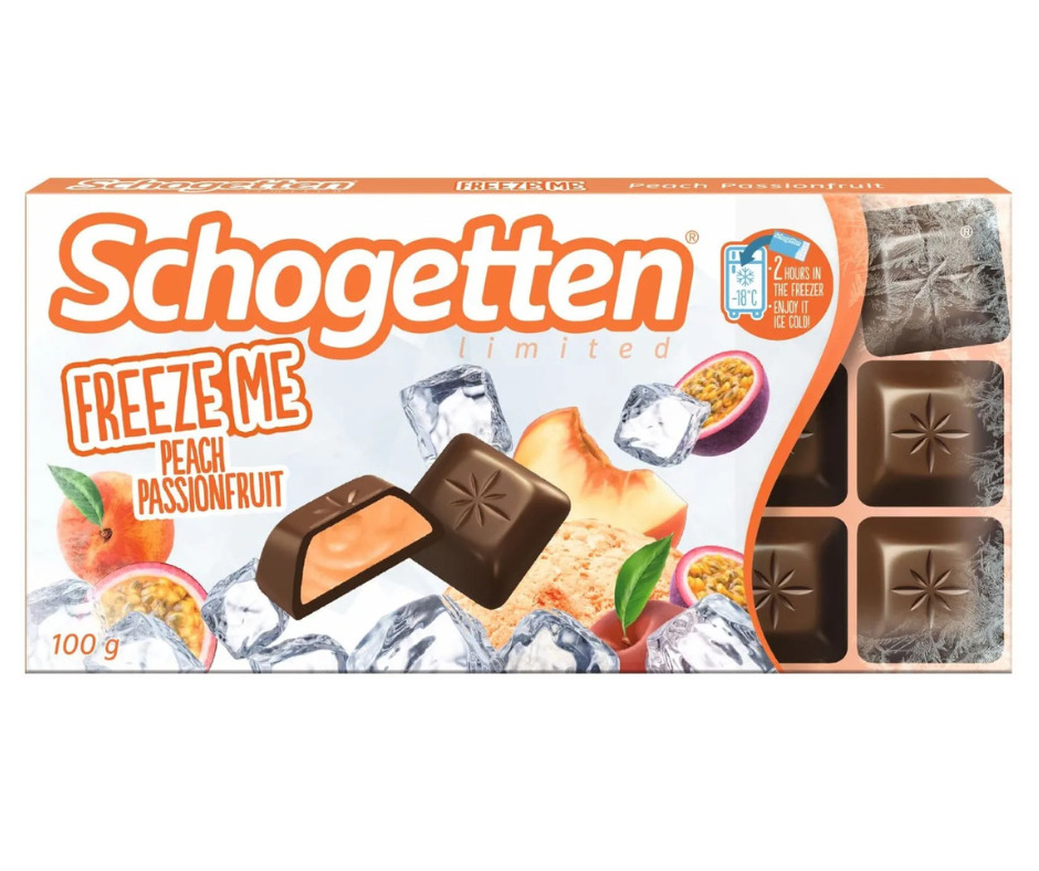 Šok. gab. Freeze Me Peach 100g, Schogetten
