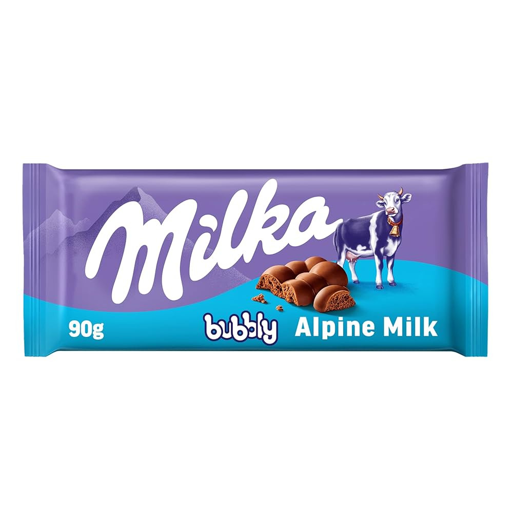 Šokolāde Alpine Milk 90g, Milka