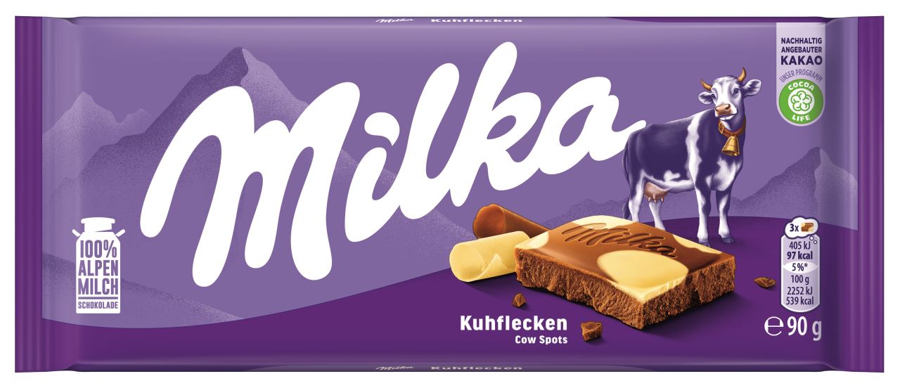 Šokolāde Happy Cow 90g, Milka