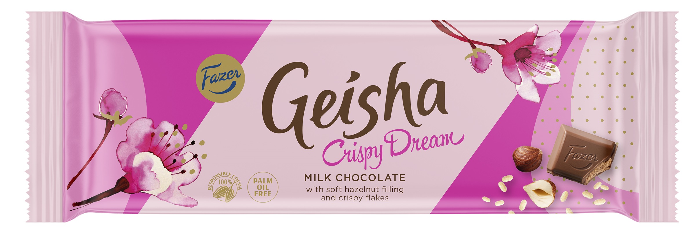 Šokolāde piena Crispy Dream 100g, Geisha