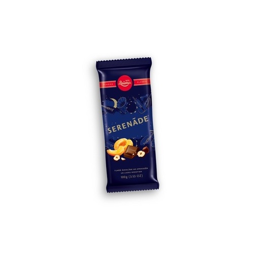 Šokolāde tumšā Serenāde aprik. un  lazdu r. 90g, Laima