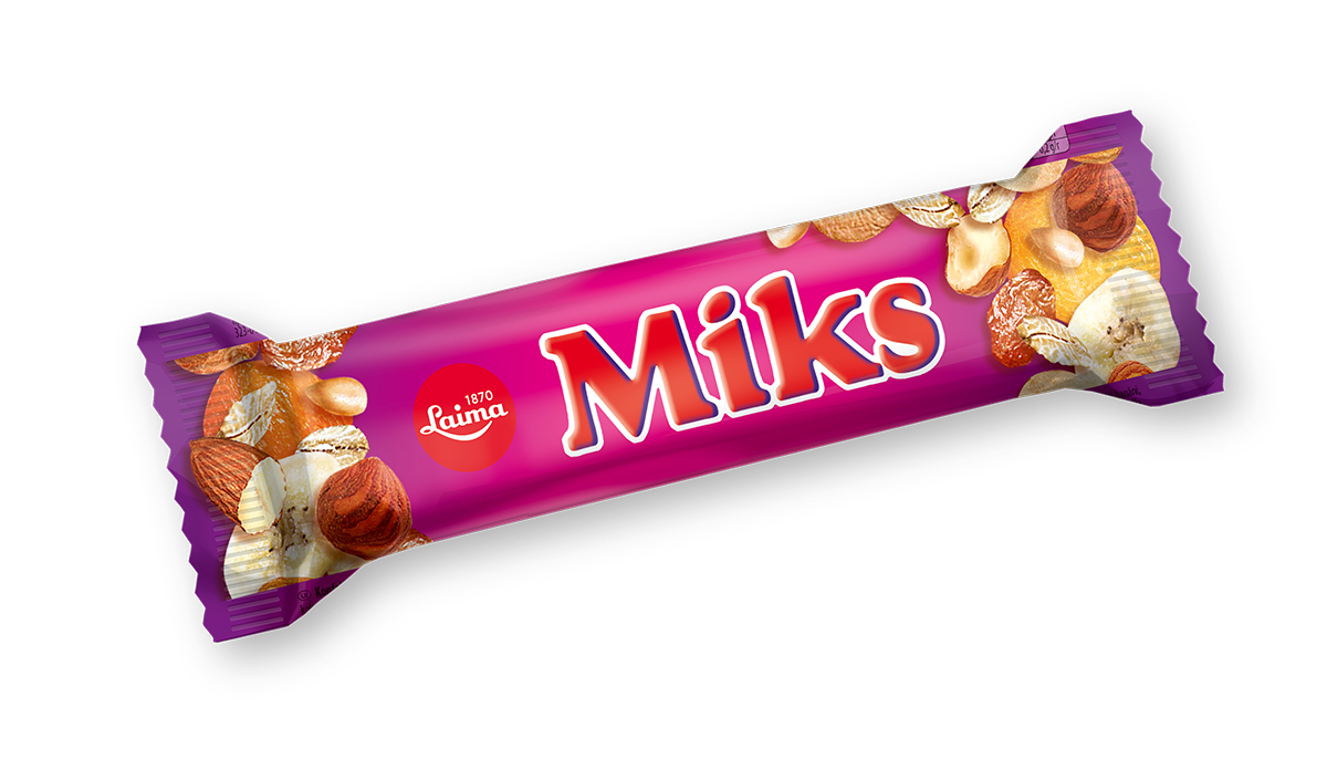 Šokolādes batoniņš Miks 40g, Laima