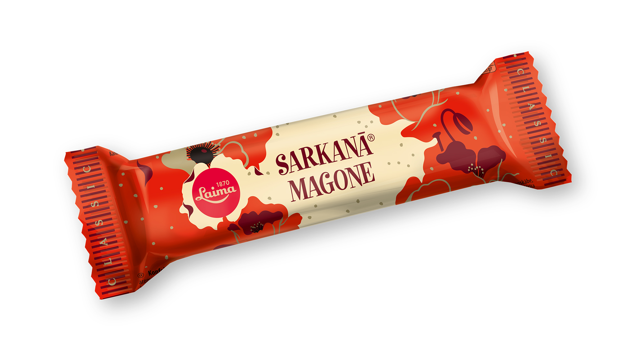 Šokolādes batoniņš Sarkanā Magone 40g, Laima