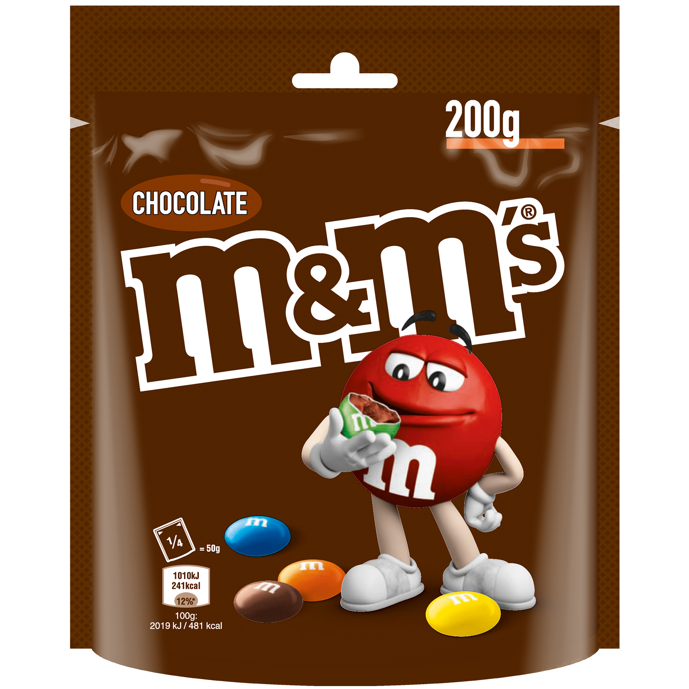 Šokolādes dražejas Chocolate pouch bag 200g, M and M's