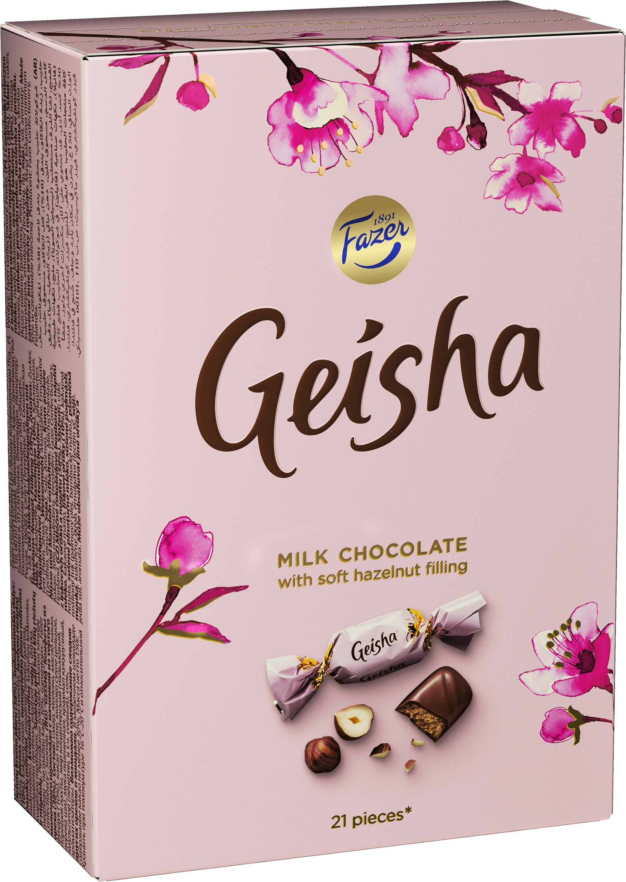 Šokolādes konfekšu izlase Geisha tumšā 150g, Fazer