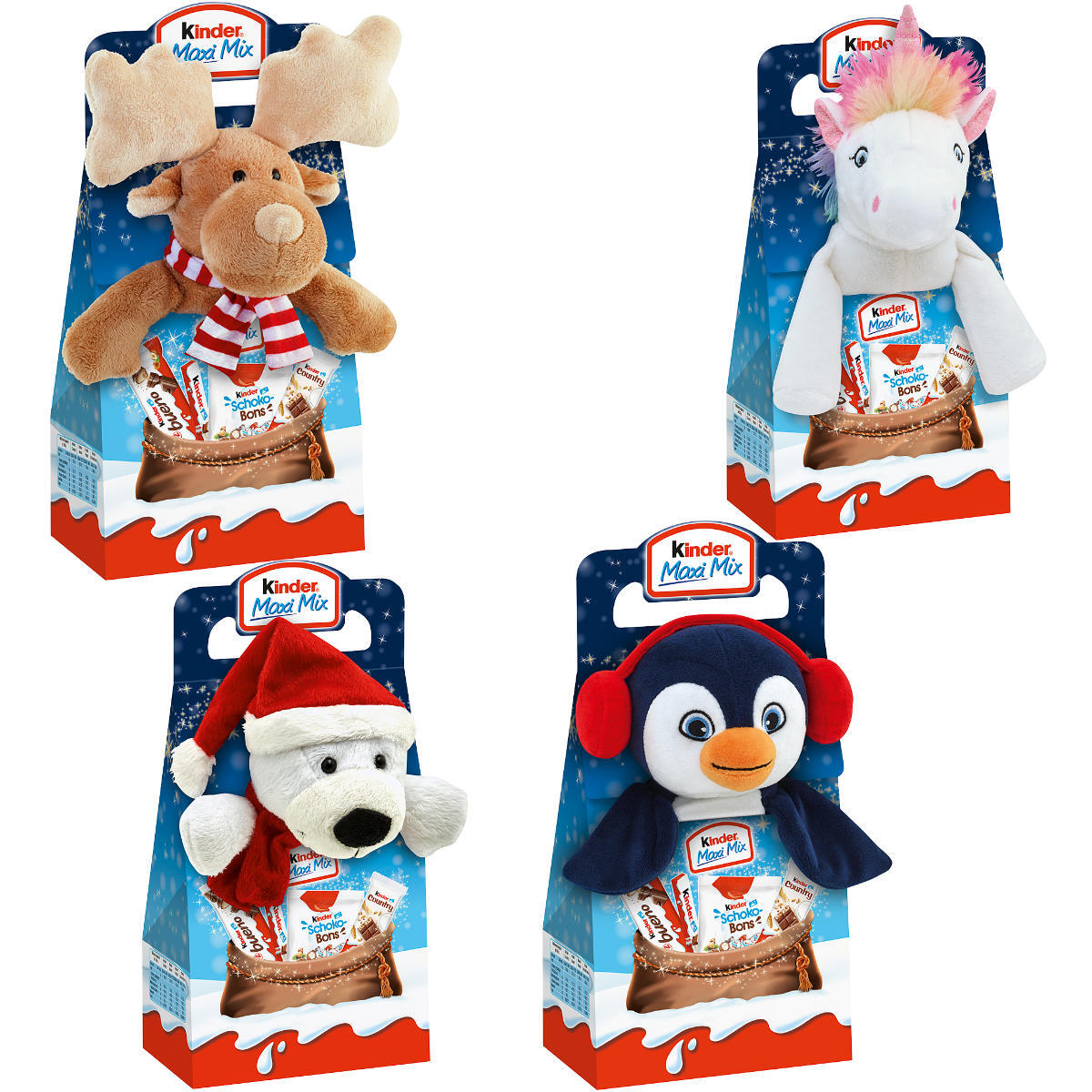 Šokolādes konfektes ar rotaļlietu Kinder Maxi Mix 133g=