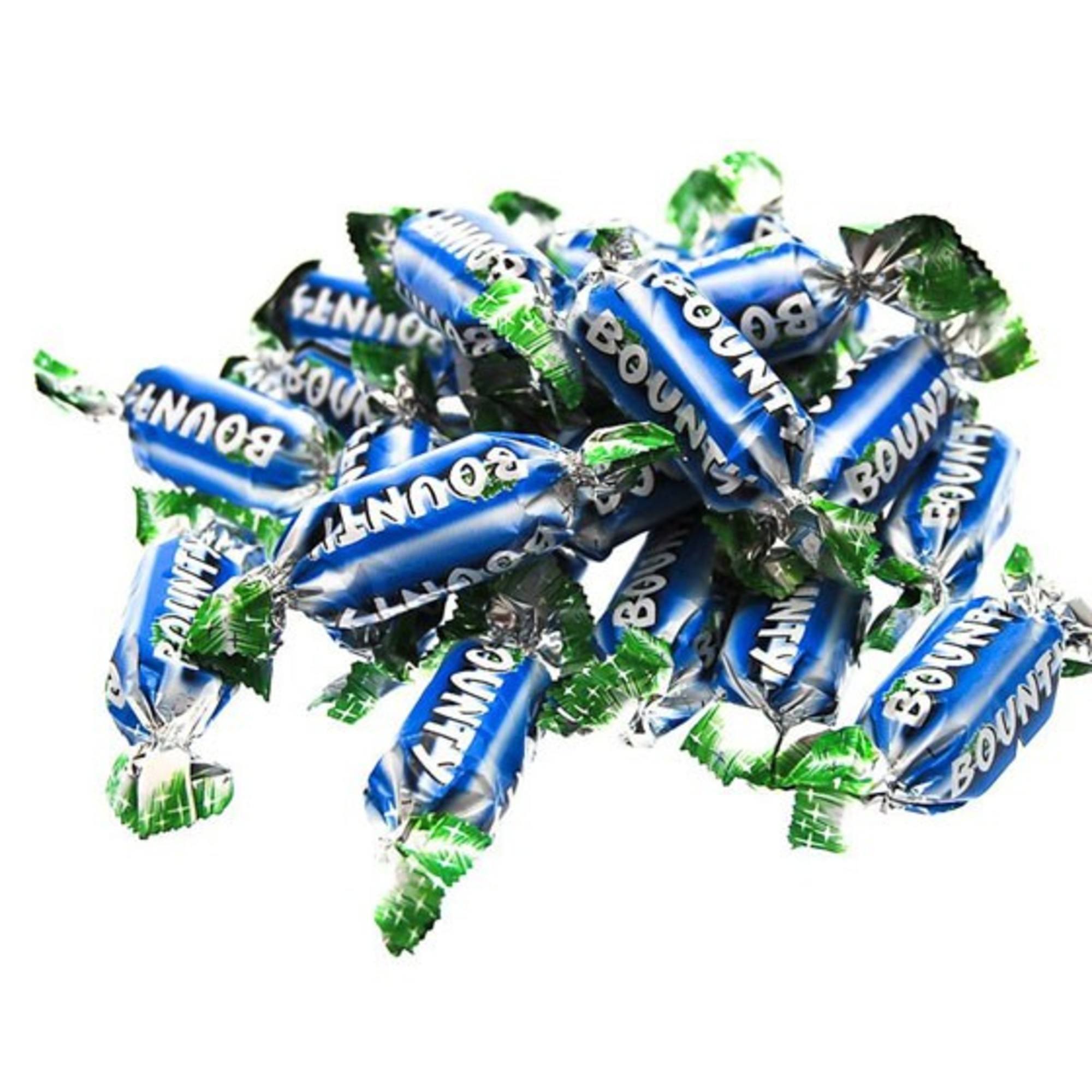 Šokolādes konfektes Bounty, sveramas