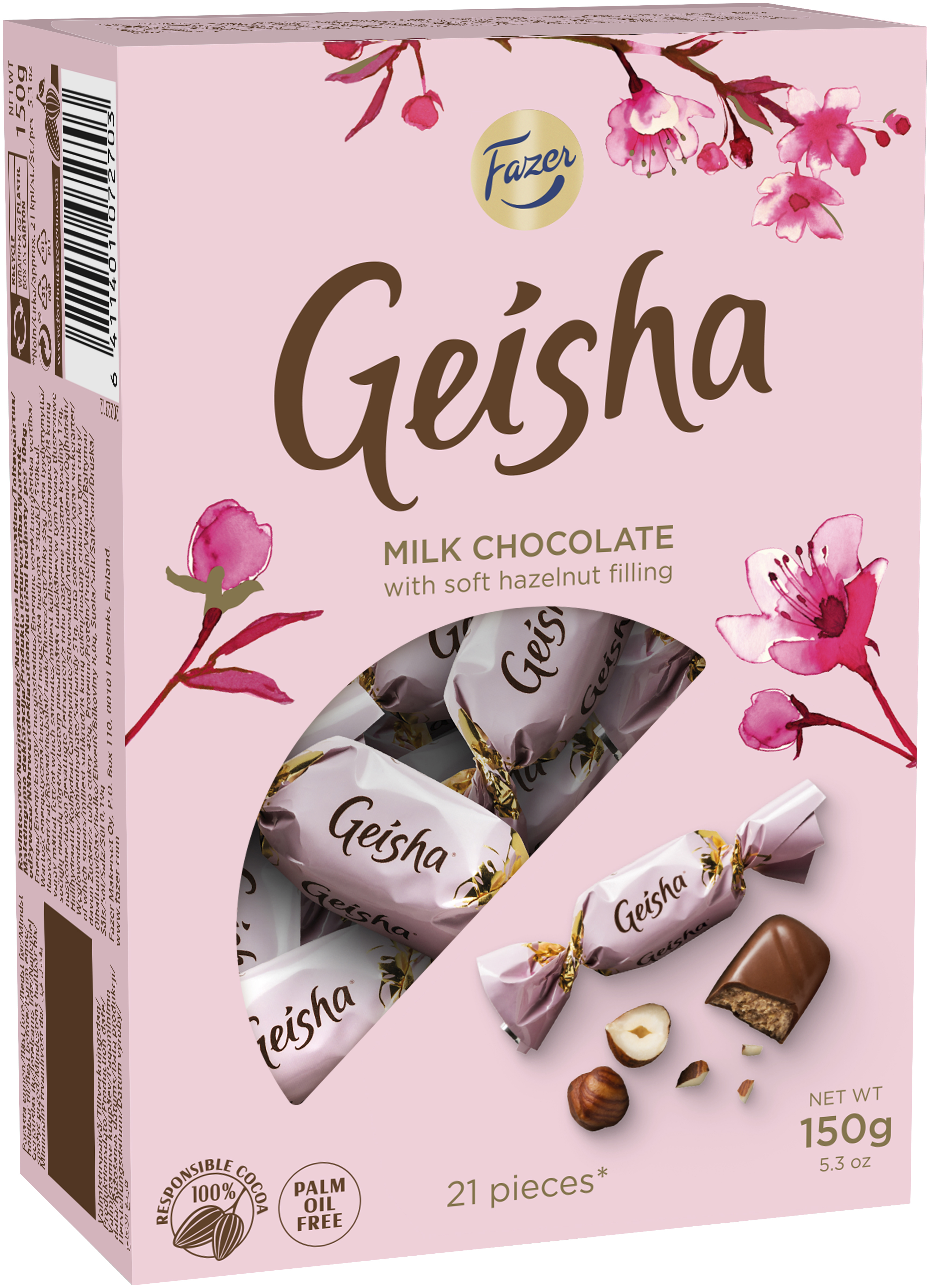 Šokolādes konfektes Geisha 150g, Fazer