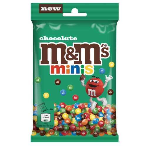 Šokolādes konfektes Minis 70g, M and M's