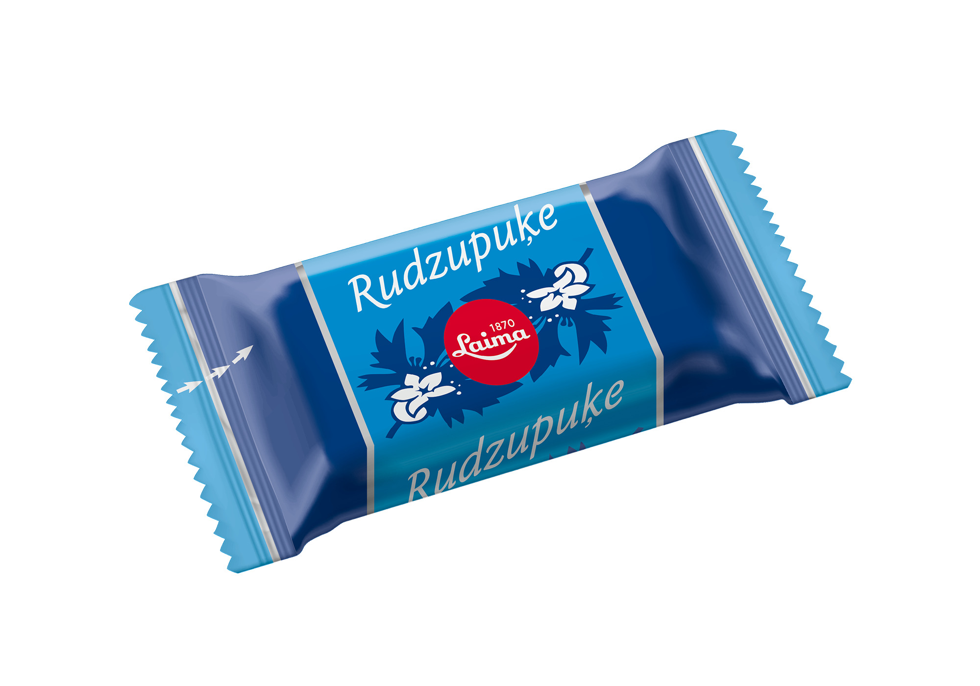 Šokolādes konfektes Rudzupuķe, sveramas, Laima