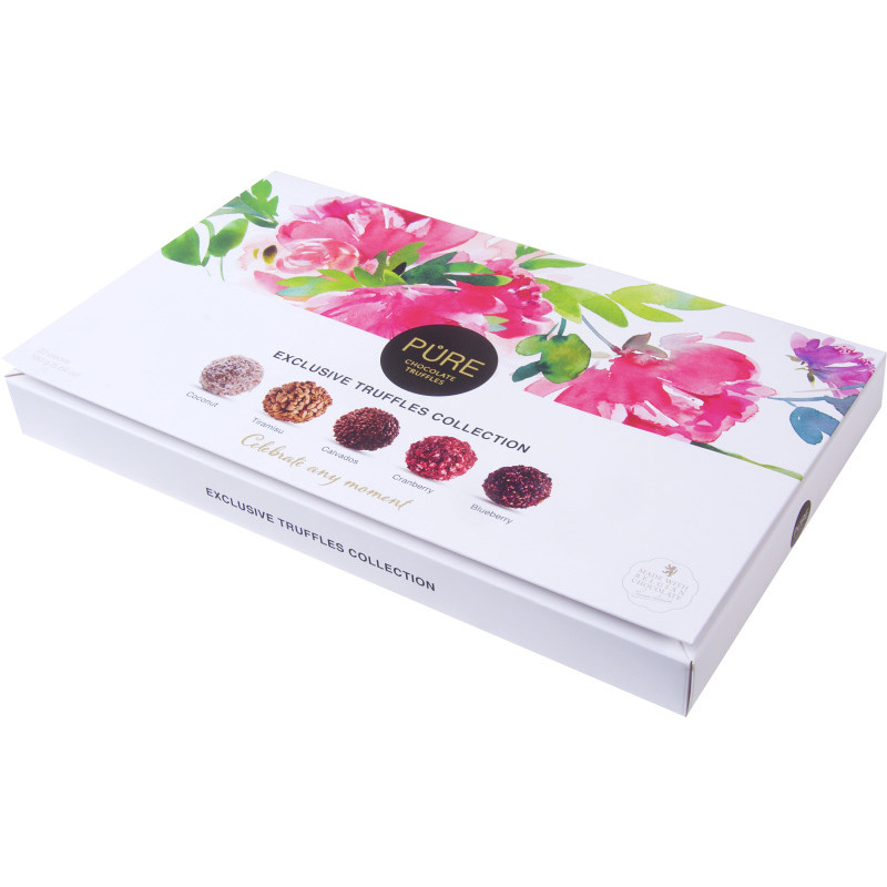 Šokolādes trifeļu kolekcija Pavasaris 20, 160g, Pure Chocolate