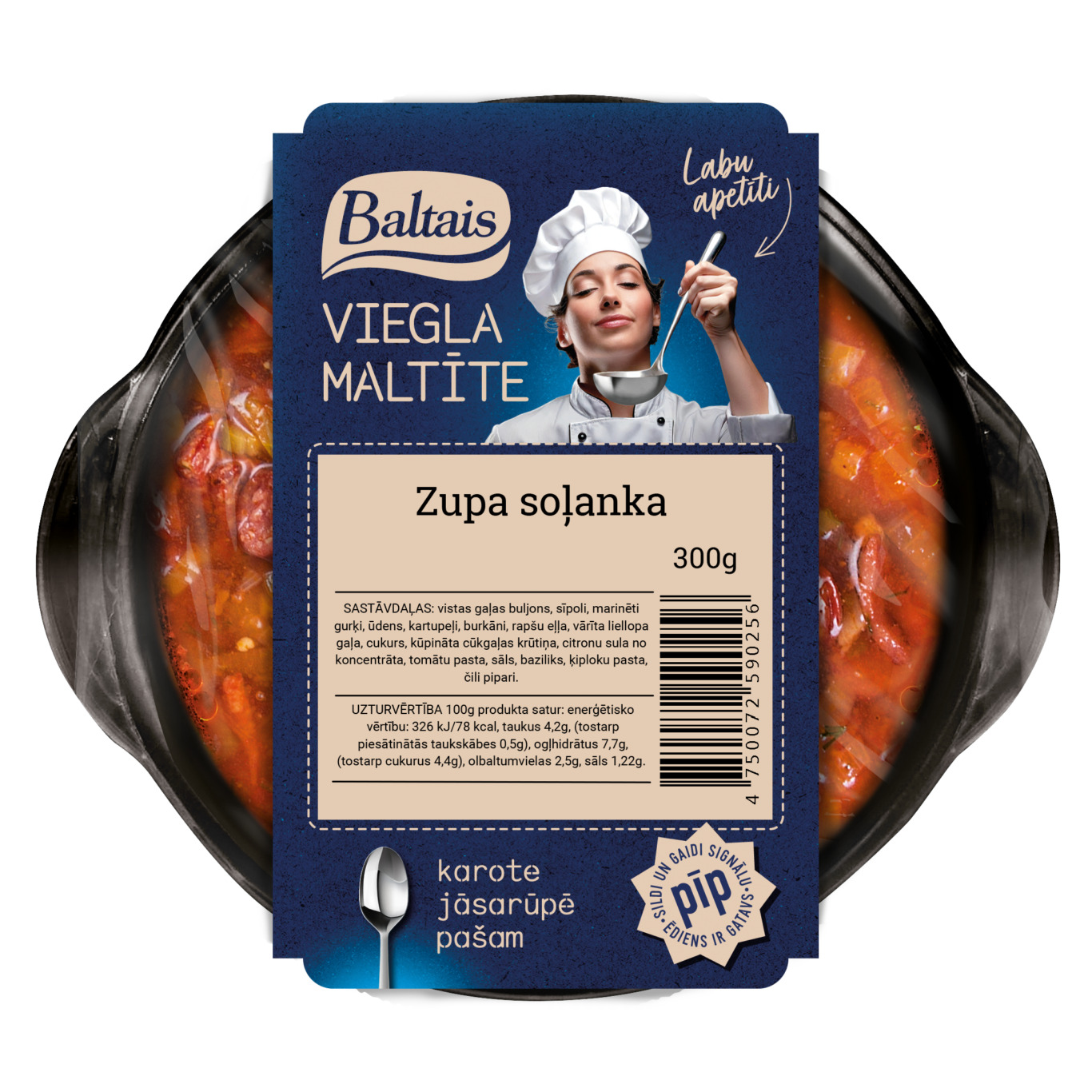 Soļanka 300g, Baltais