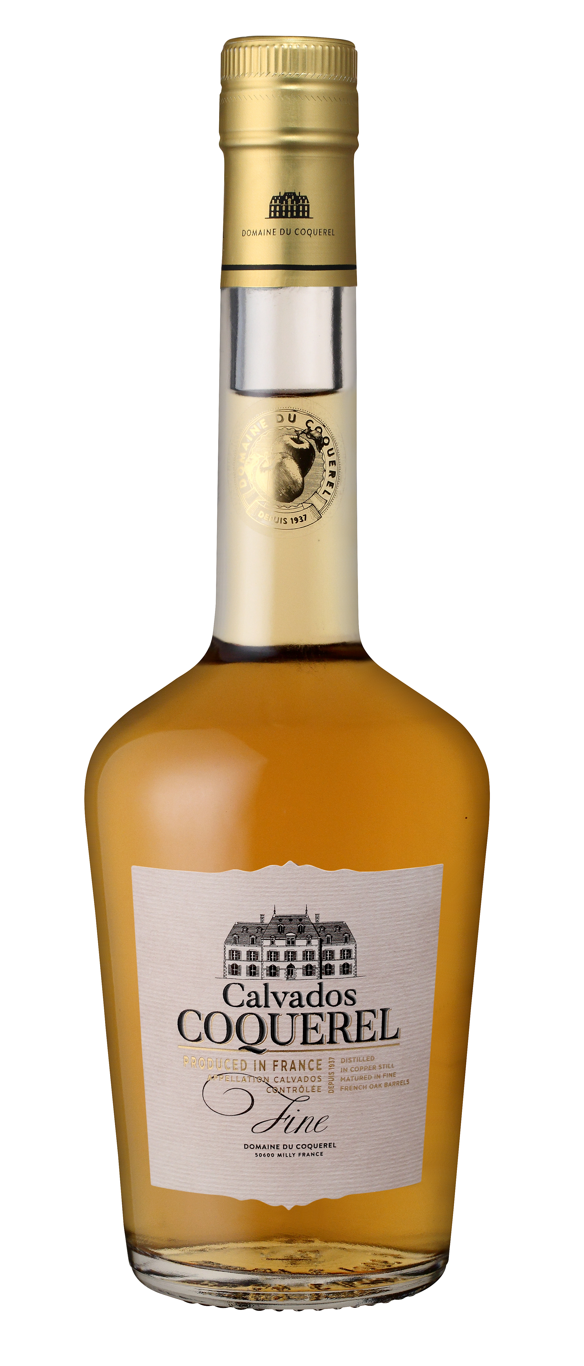 St.alk. dzēr. Calvados Coquerel Fine 40% 0.5l