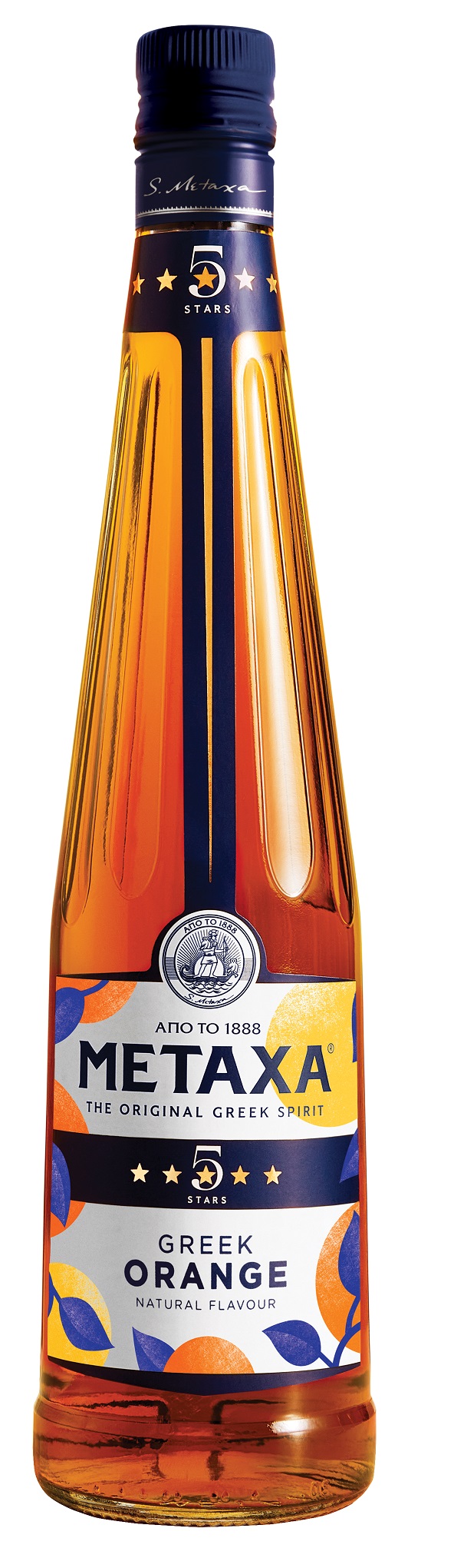St.alk. dzēr. Metaxa 5* Orange 38% 0.7l
