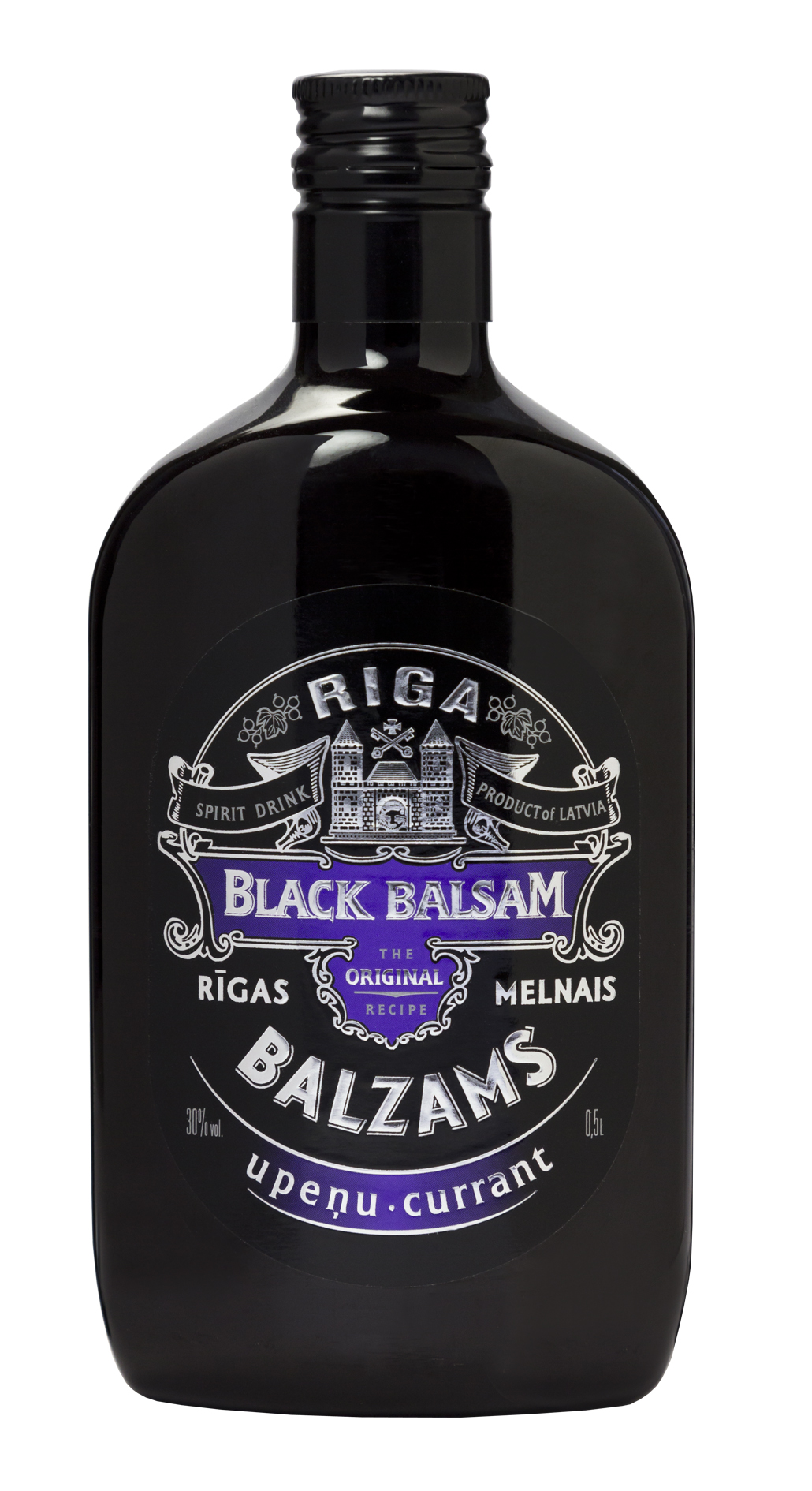 St.alk.dzēr. Rīgas melnais balzams Upeņu 30% 0.5l PET