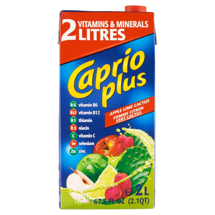 Sulas dzēriens ābols - laims - kaktuss 2l, Caprio Plus