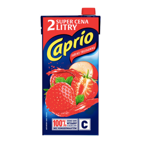 Sulas dzēriens ābolu, zemeņu 2l, Caprio