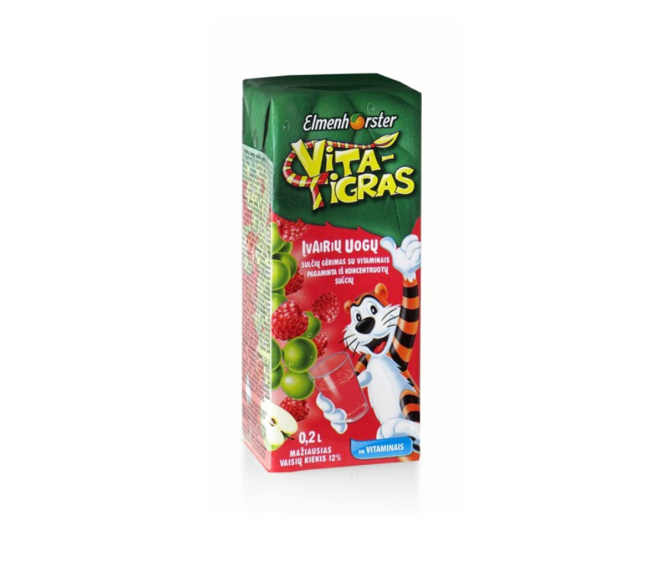Sulas dzēriens ogu Vita Tigras 0.2l, Elmenhorster
