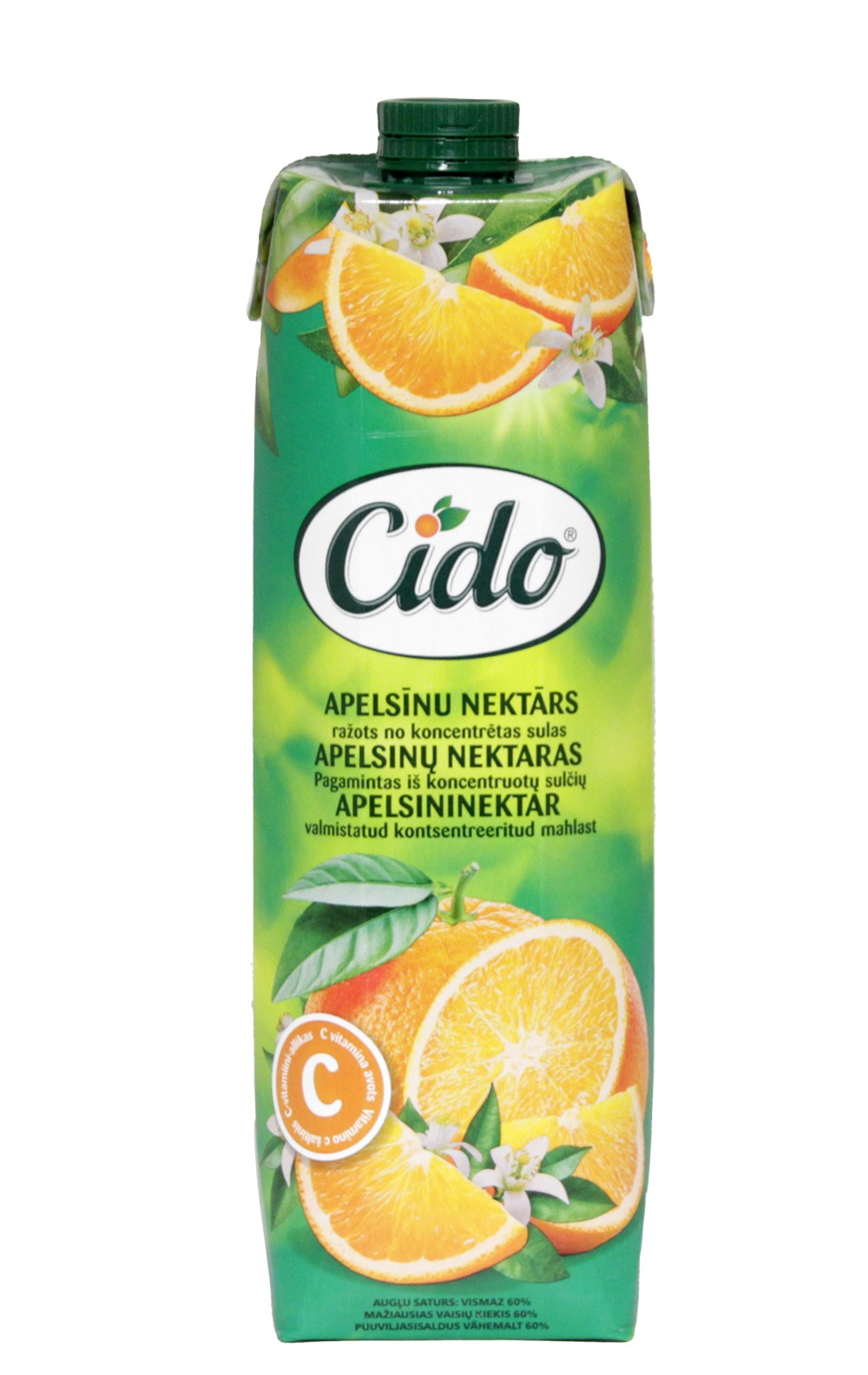 Sulas nektārs apelsīnu 1l, Cido