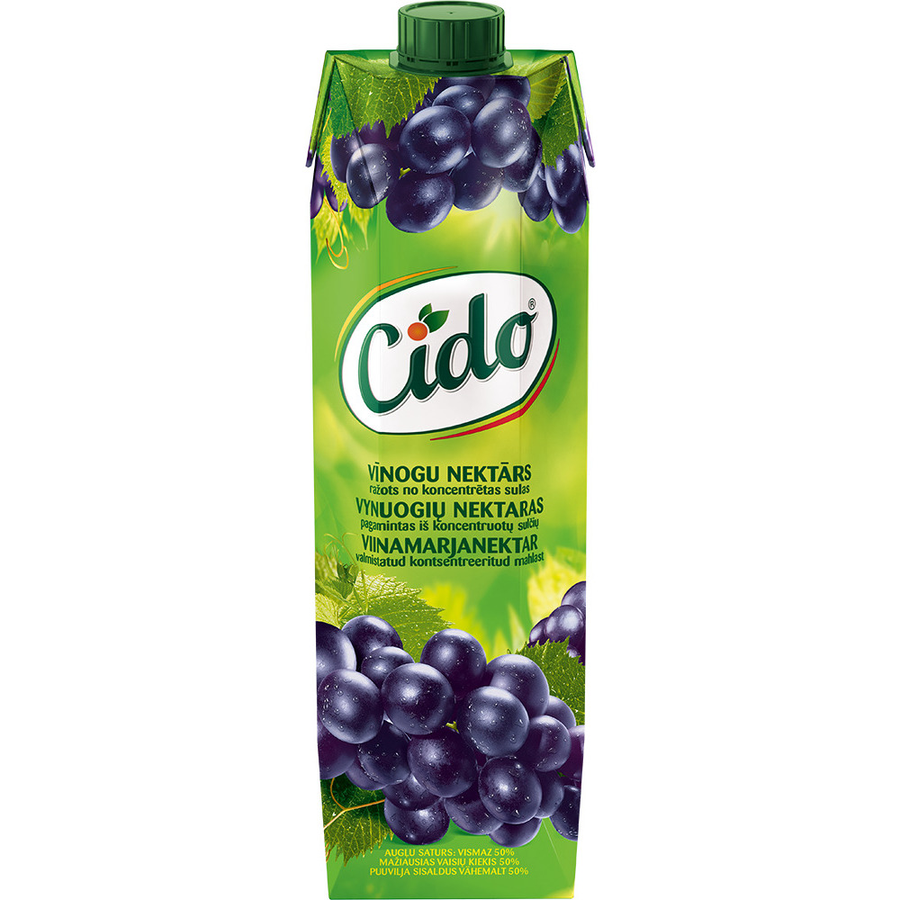 Sulas nektārs Vīnogu 1l, Cido