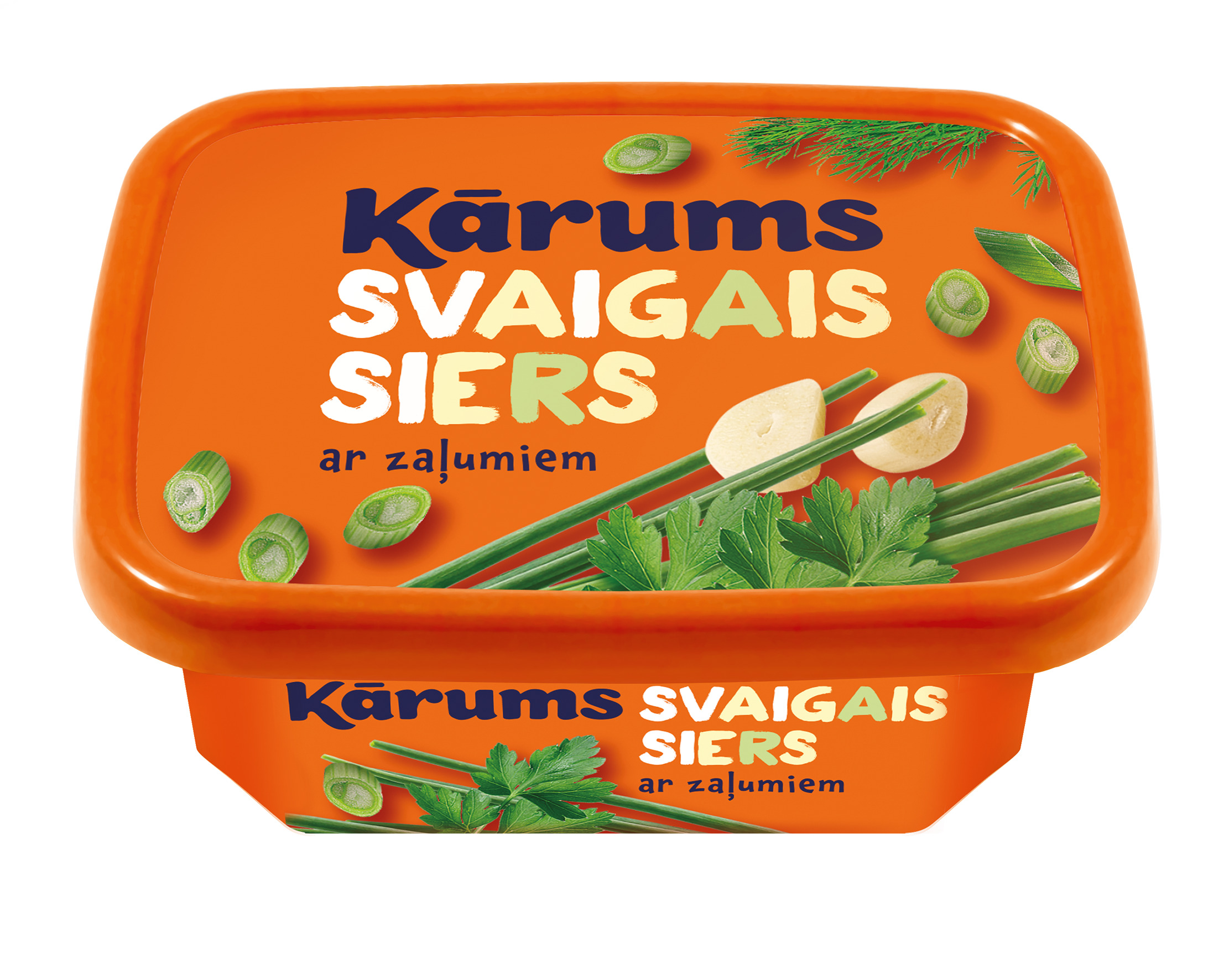 Svaigais siers ar zaļumiem 175g, Kārums