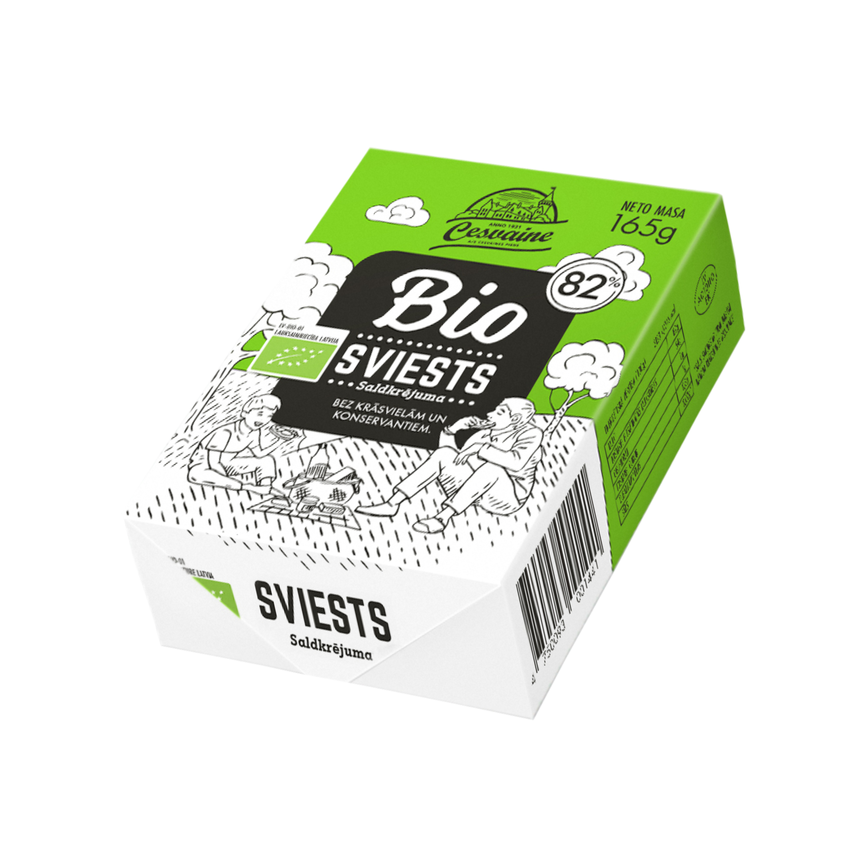 Sviests Bio 165g, Cesvaine