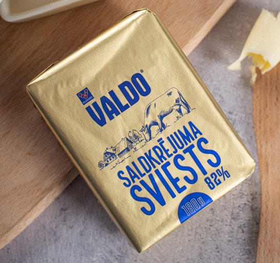 Sviests saldkrējuma 82% 180g, Valdo