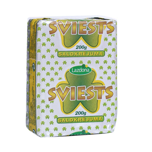 Sviests saldkrējuma 82% 200g, Lazdona
