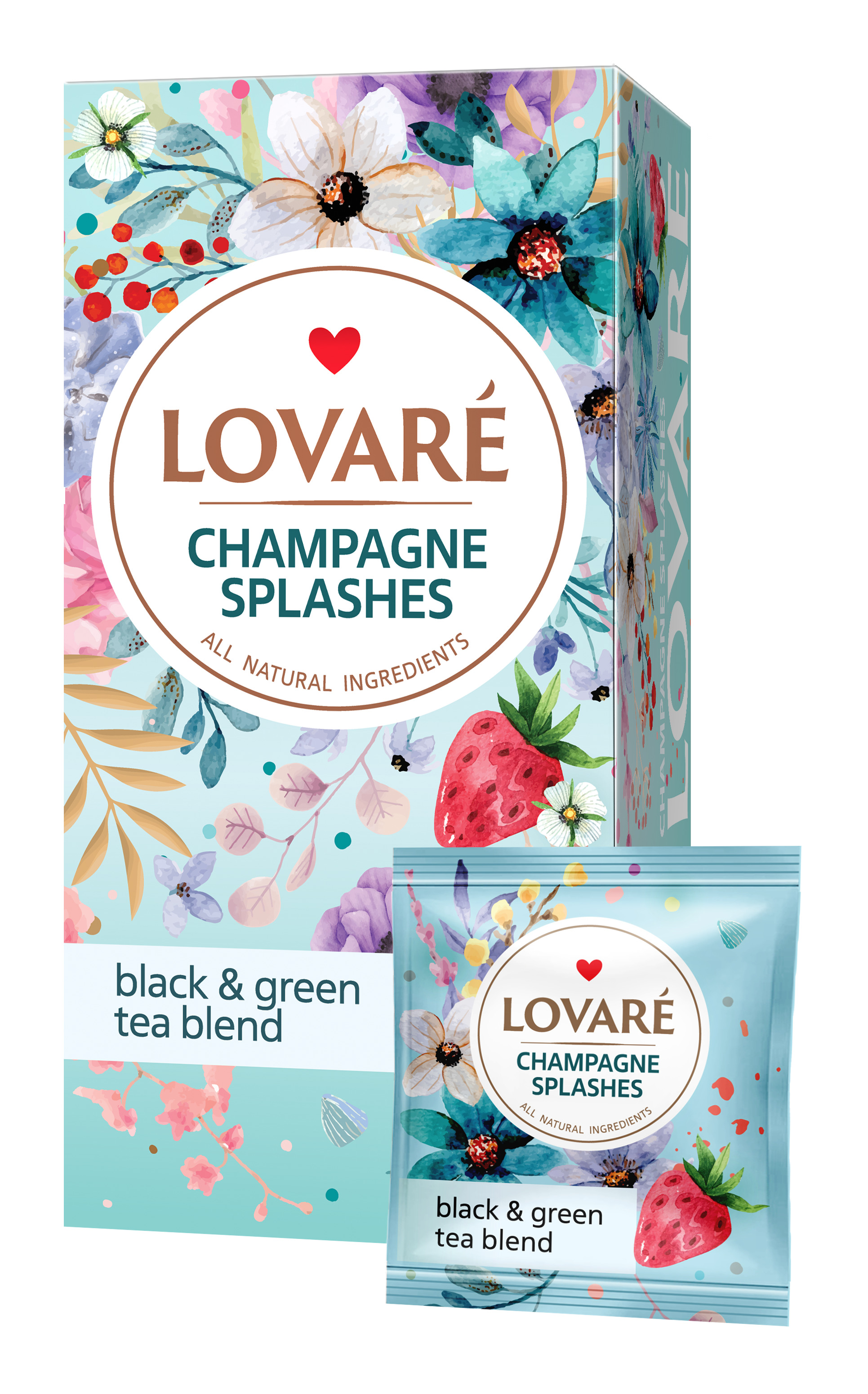 Tēja Champagne Splashes m/z pac. 24x2g, Lovare