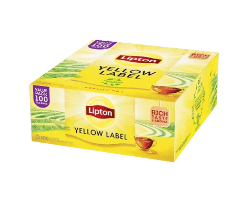 Tēja Lipton Yellow Label 100x2g, Lipton