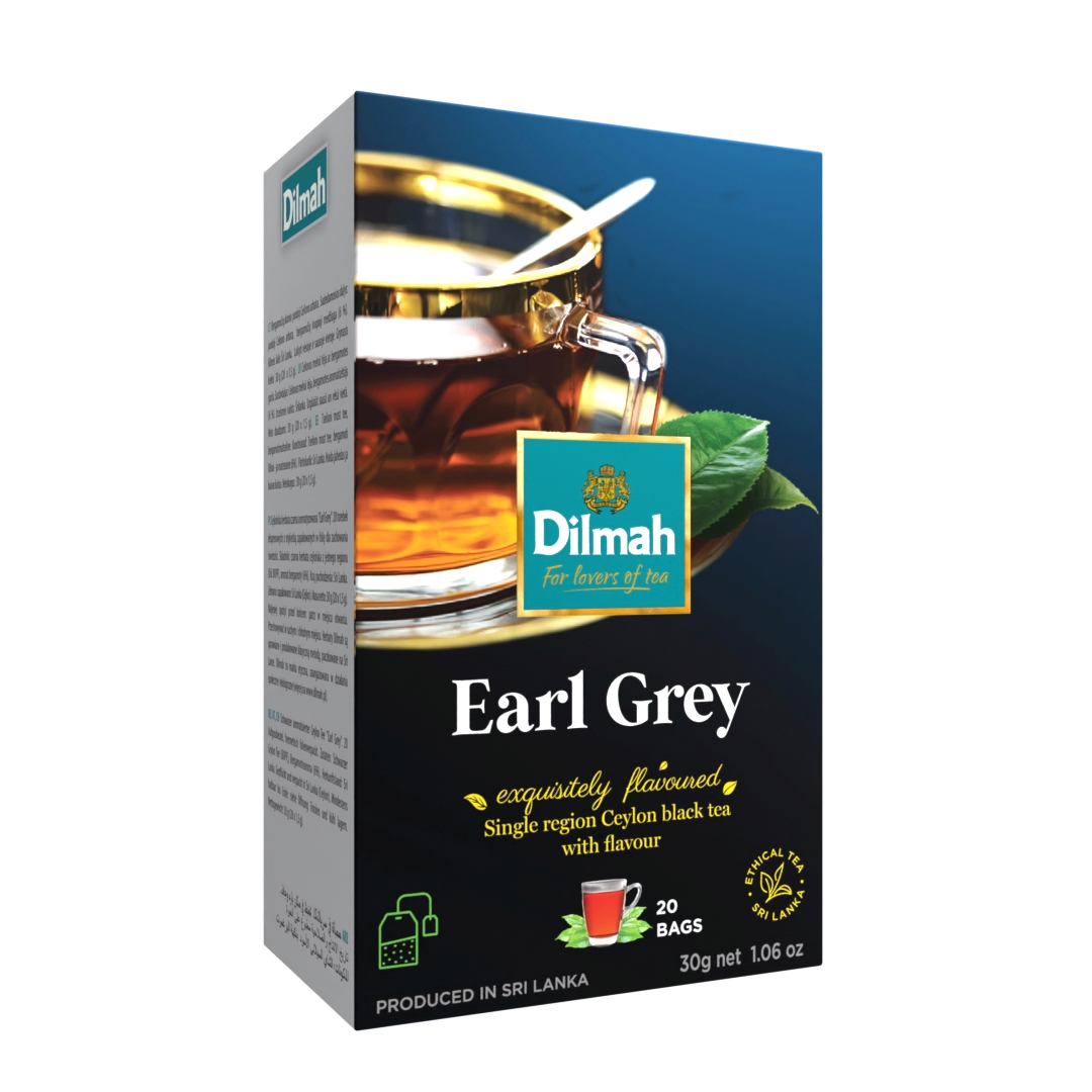 Tēja melnā Earl Grey 20x1.5g, Dilmah