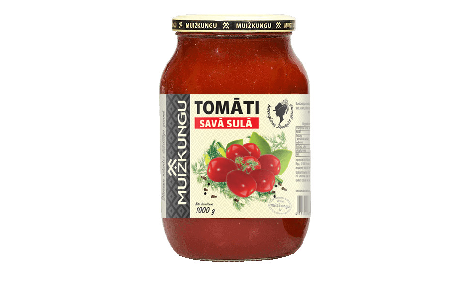 Tomāti savā sulā 680g (390g), Muižkungu