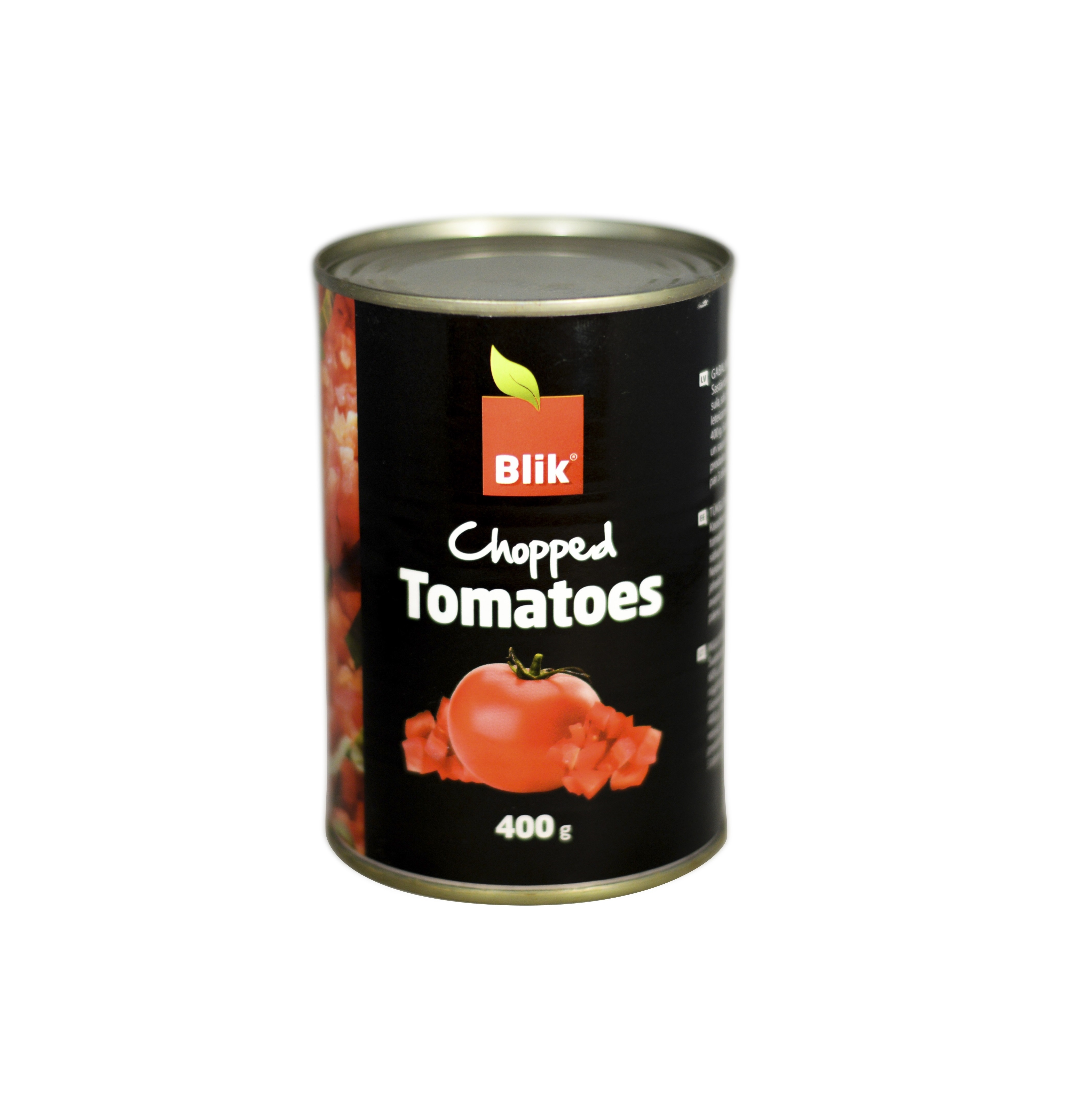 Tomāti savā sulā CHOPPED 400g (240g), Blik