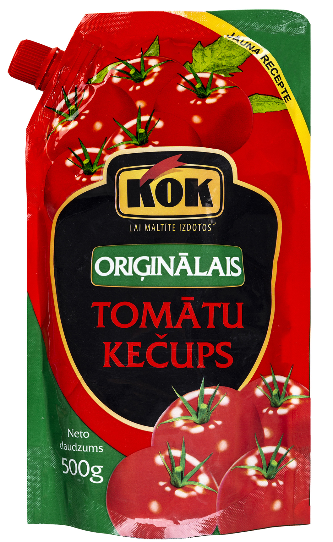 Tomātu kečups Oriģinālais stāvpakā 500g, KOK