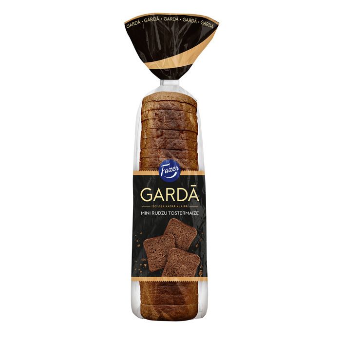 Tostermaize Gardā Mini Rudzu 350g, Fazer
