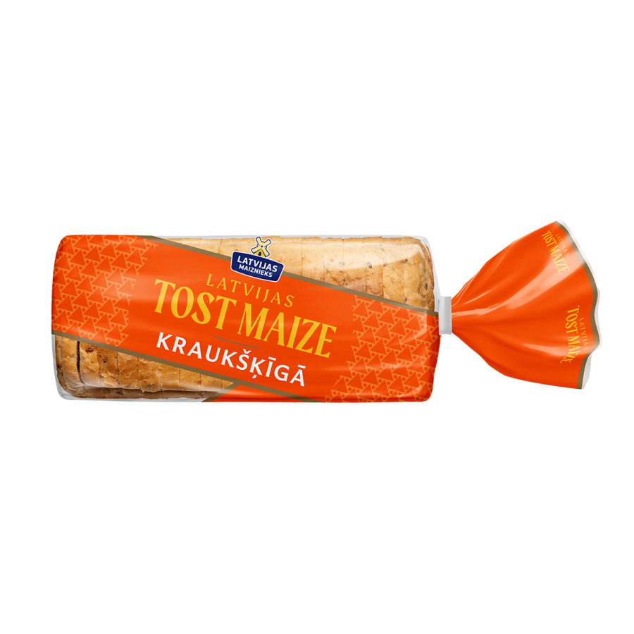 Tostermaize kraukšķīgā Latvijas Tost 500g, Latvijas Maiznieks