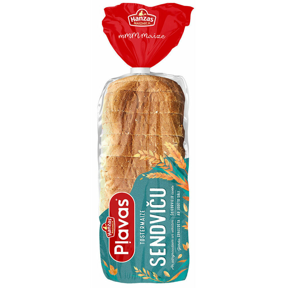 Tostermaize Pļavas Sendviču 525g, Hanzas Maiznīca