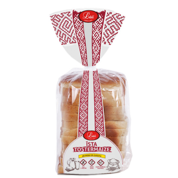 Tostremaize ar pienu un sviestu Īsta 240g, Lāči