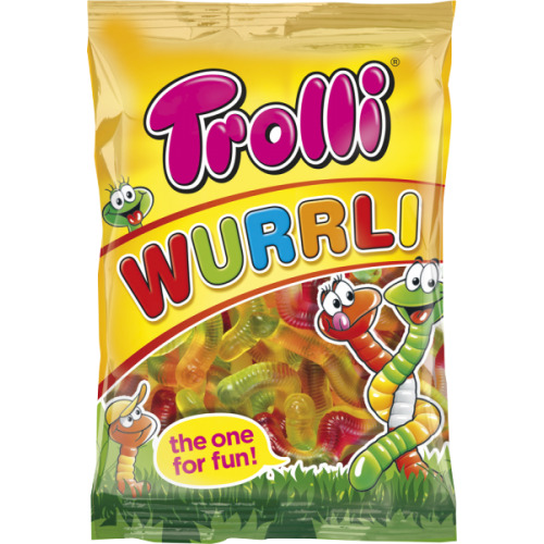 Trolli želejkonfektes Wurrli 100g