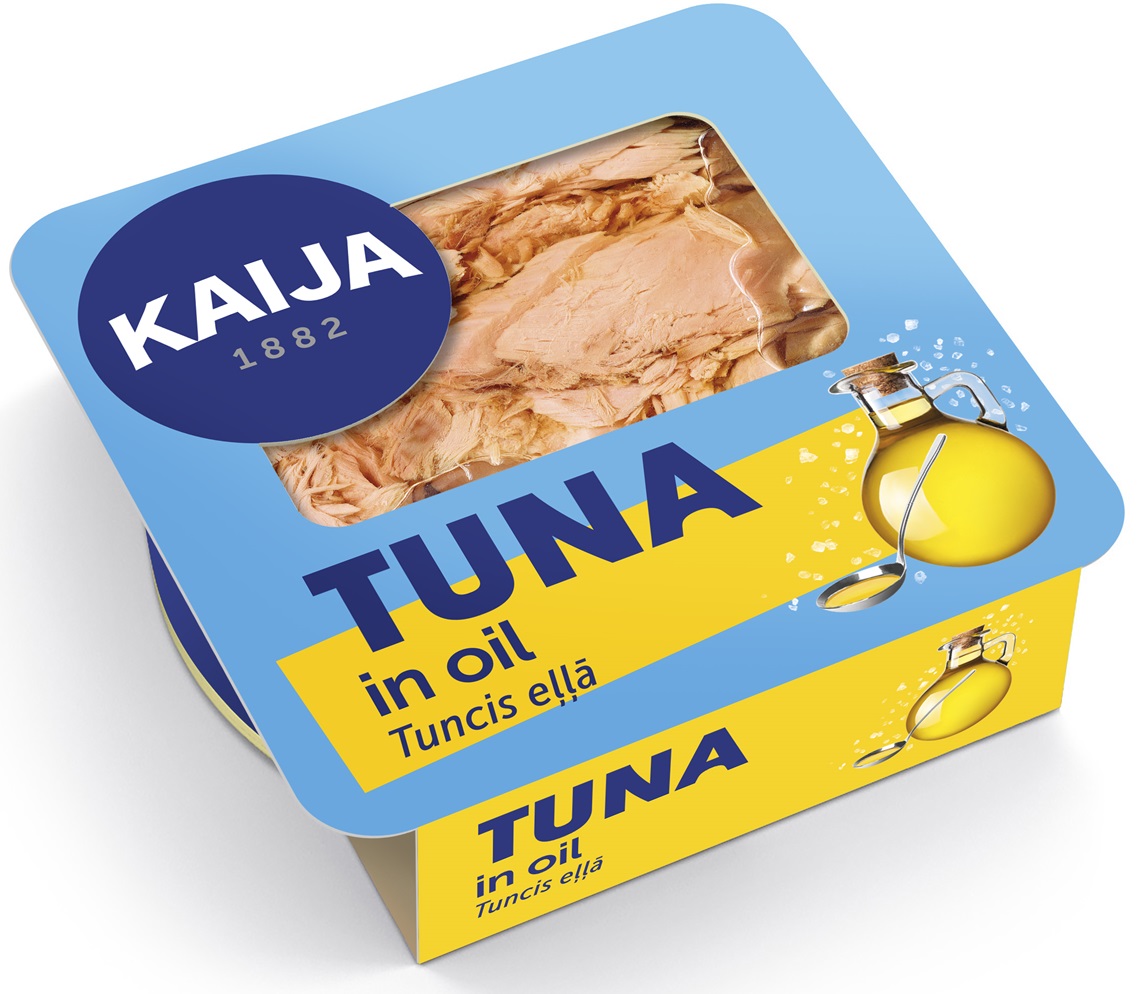 Tuncis eļļā 160g (112g), Kaija