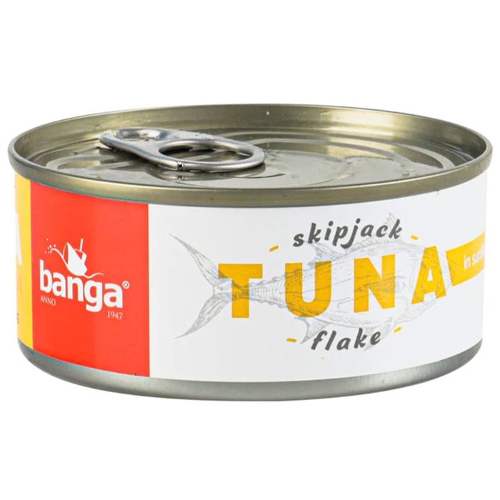 Tuncis saulespuķu eļļā 160g, Banga