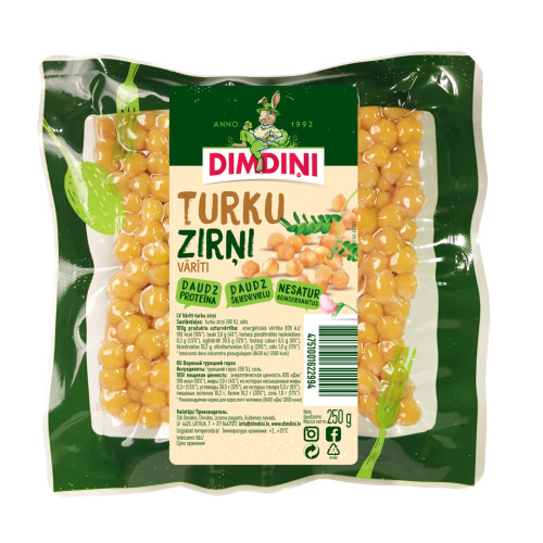 Turku zirņi vārīti, Dimdiņi 250g