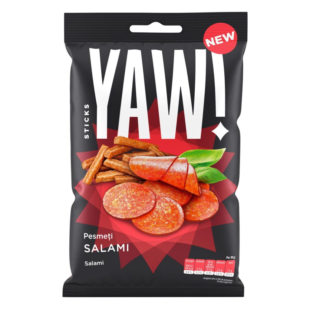 Uzkoda YAW! Sticks ar salami g., 50g