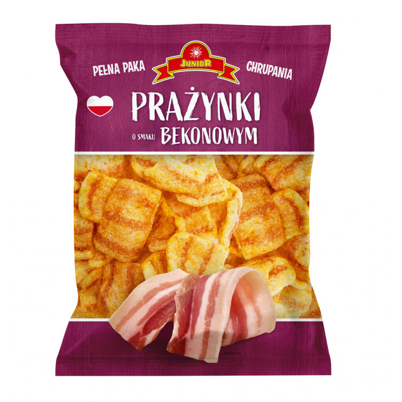 Uzkodas Junior bekonu pēc garšas 120g