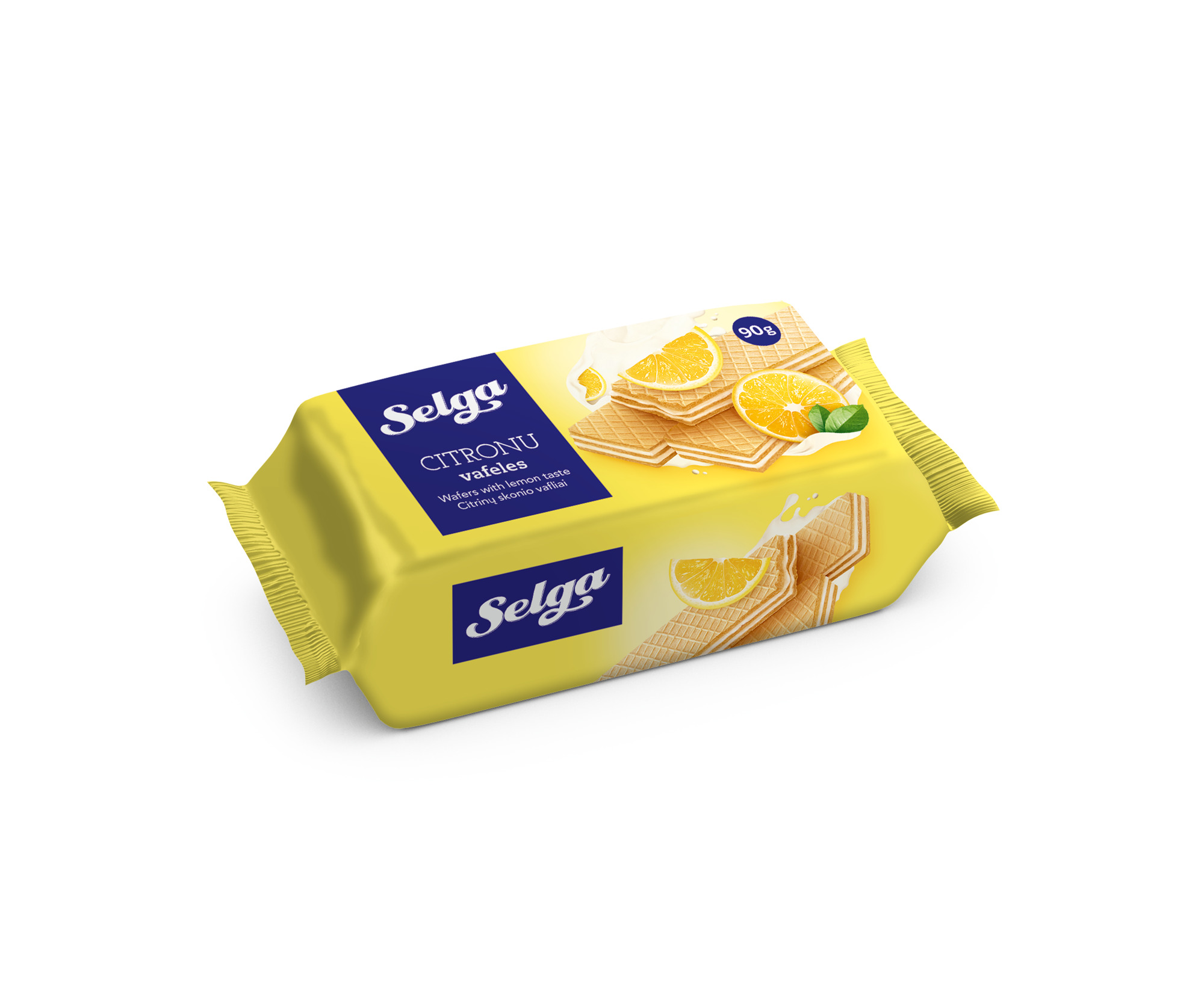 Vafeles ar citronu garšu 90g, Selga