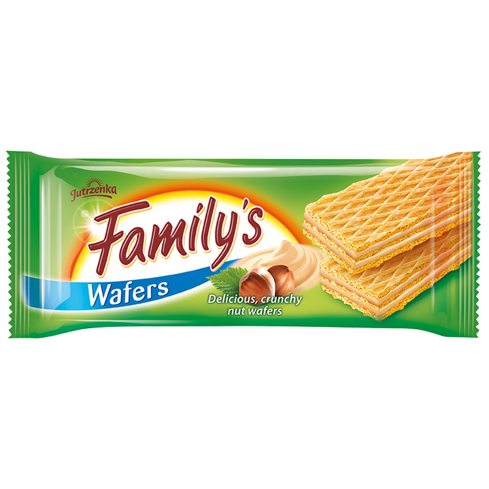 Vafeles Family's riekstu 180g, Goplana